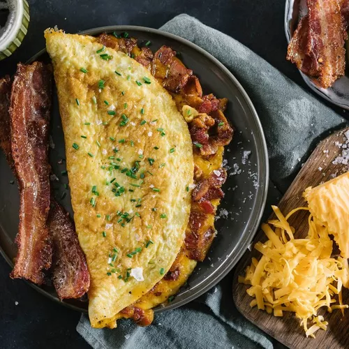 Bacon-Cheese-Omelet