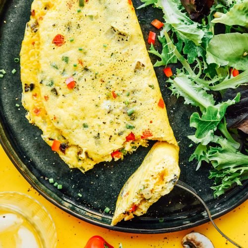 vegetarian-omelette vegetarian-omelette